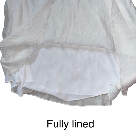 Zara White Textured Midi Spaghetti Strap Sundress Resortwear Chic NWT Size M - Picture 3 of 8